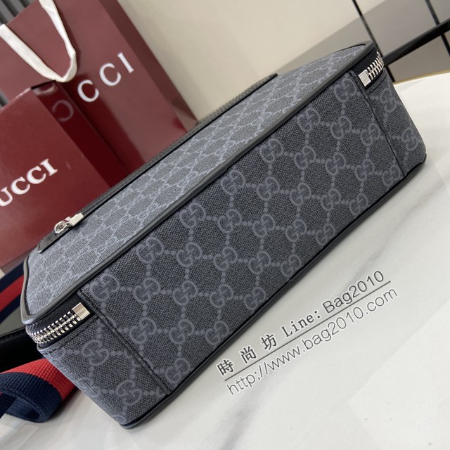 Gucci專櫃古馳最新款男士單肩斜挎包 jh2883型號：822072